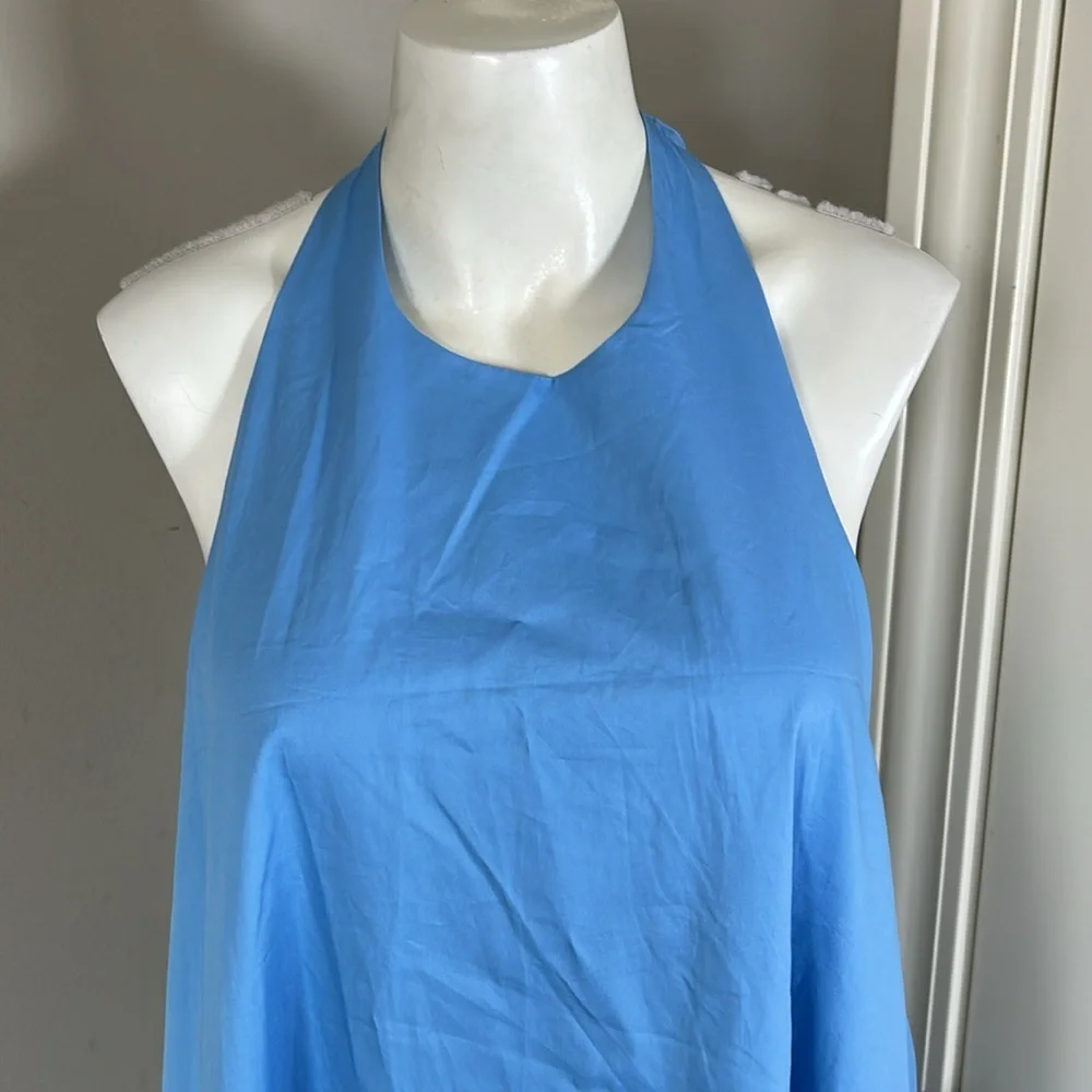 Tuckernuck Sky-Blue Halter Maxi Dress - Picture 4 of 15